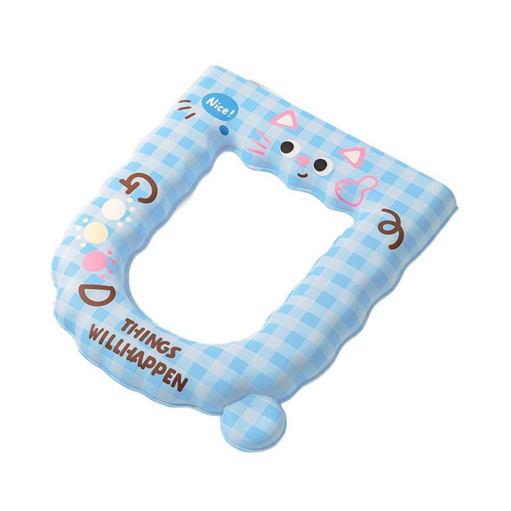 2PCS Cartoon Pattern EVA Toilet Pad Thicker Toilet Pad Toilet Accessories Closestool Mat Household