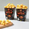 10PCS Novelty Popcorn Boxes Decorative Party Favor Boxes Fashion Gift Packing Boxes  Halloween Theme