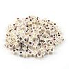 100Pcs/lot A-Z Letter Beads For Jewelry Making Gold Color Square Alphabet  Spacer Bead Charms Diy Bracelet Pendants Supplies