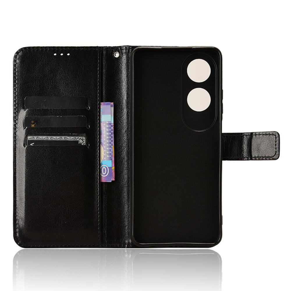 For Oppo A60 4G Leather Case Crazy Horse Texture Phone Cover Mobile Accessories Wholesale