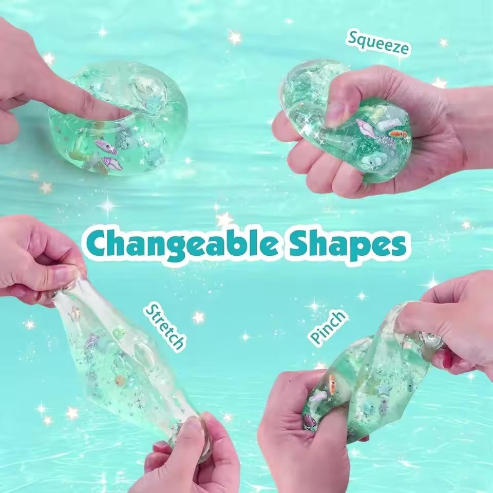 1Pc Taba Squishy Stress Balls Cube Ocean Sensory Fidget Toy Slow Rise Squishy Toys for Adults Squeeze Entertainment Party Gift