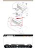Compatible Black Front Bumper Grille LR054767 for Land Rover Range Rover Sport 2014