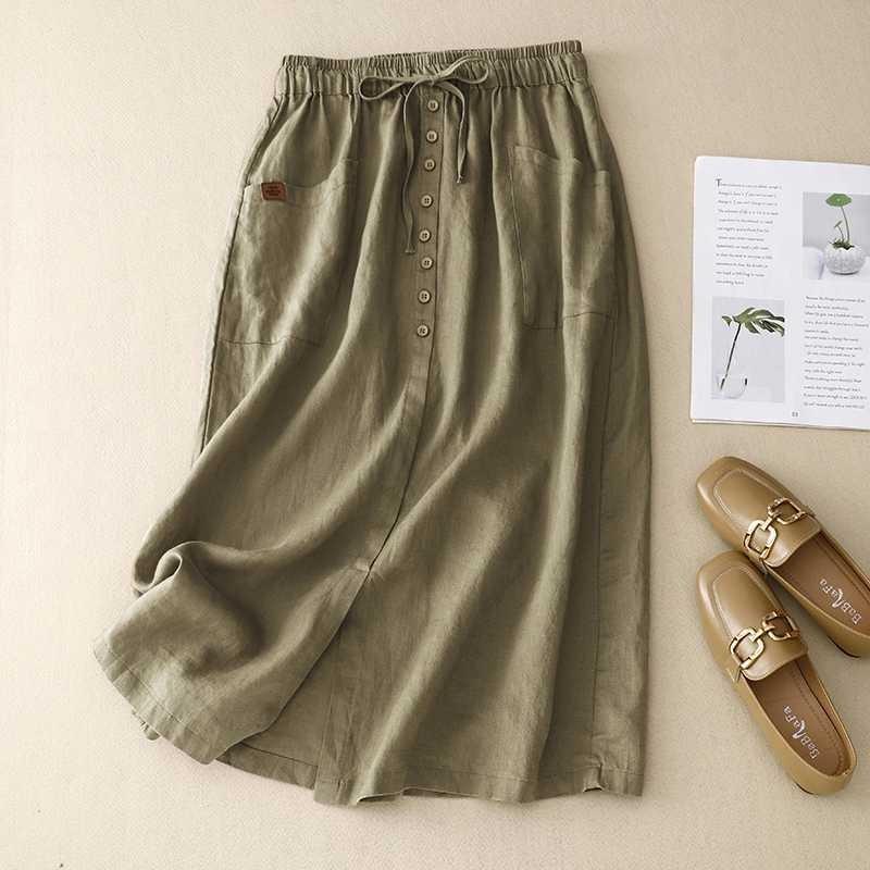 

Skinny Literary Half Skirt 2XL зелений