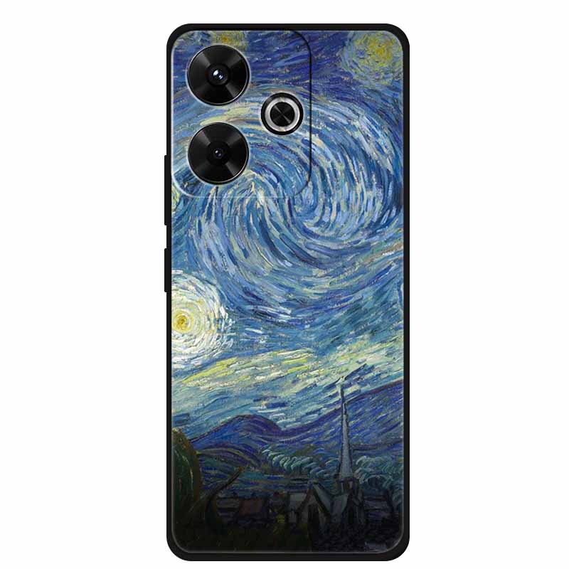 Fashion Cover For Xiaomi Poco M6 Pro Girly Case For Funda Poco M6 Coque Soft Silicone Phone Case Xiaomi Poco M6 Pro Protector