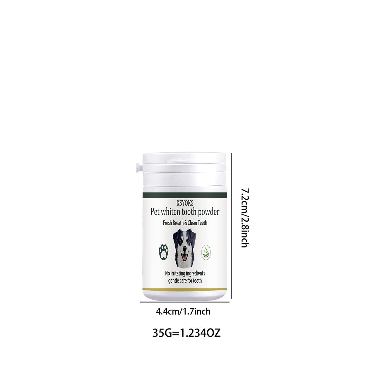 

Зубной порошок для питомцев дарит нежное и чистое ощущение, а после чистки 35g