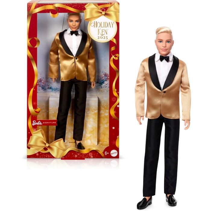 Barbie Holiday Ken Blonde Signature Doll - 12.5984 inches (2-pack)