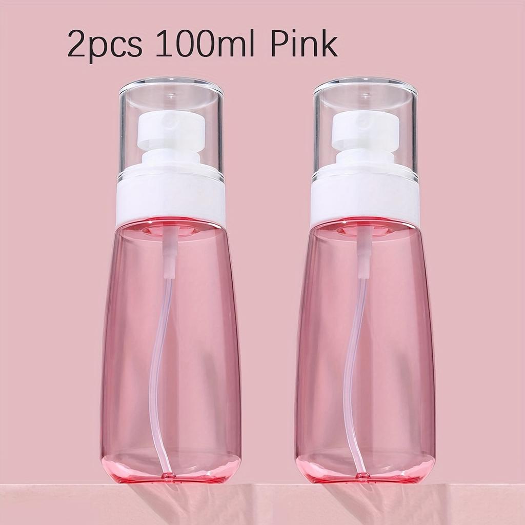 2/4pcs Portable Clear Spray Bottles Travel Refillable Container for Perfume Cosmetic Dispenser Home Salon Beauty Essential Tool