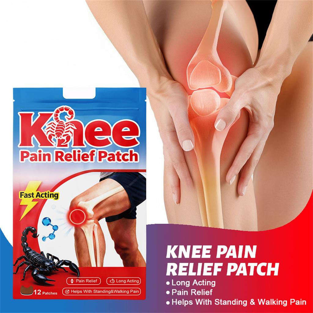 Scorpion Knee Plaster 12pcs, Joint And Knee Care And Health Patch