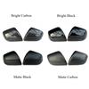 YLV2  Rear Mirror Cover for Tesla Model Y Juniper 2025 Carbon Fiber ABS Rearview Mirror Side Protective Cover Decor Car Modification