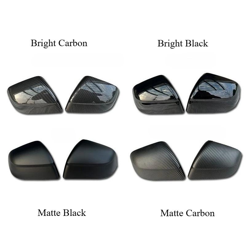 YLV2 Rear Mirror Cover for Tesla Model Y Juniper 2025 Carbon Fiber ABS Rearview Mirror Side Protective Cover Decor Car Modification