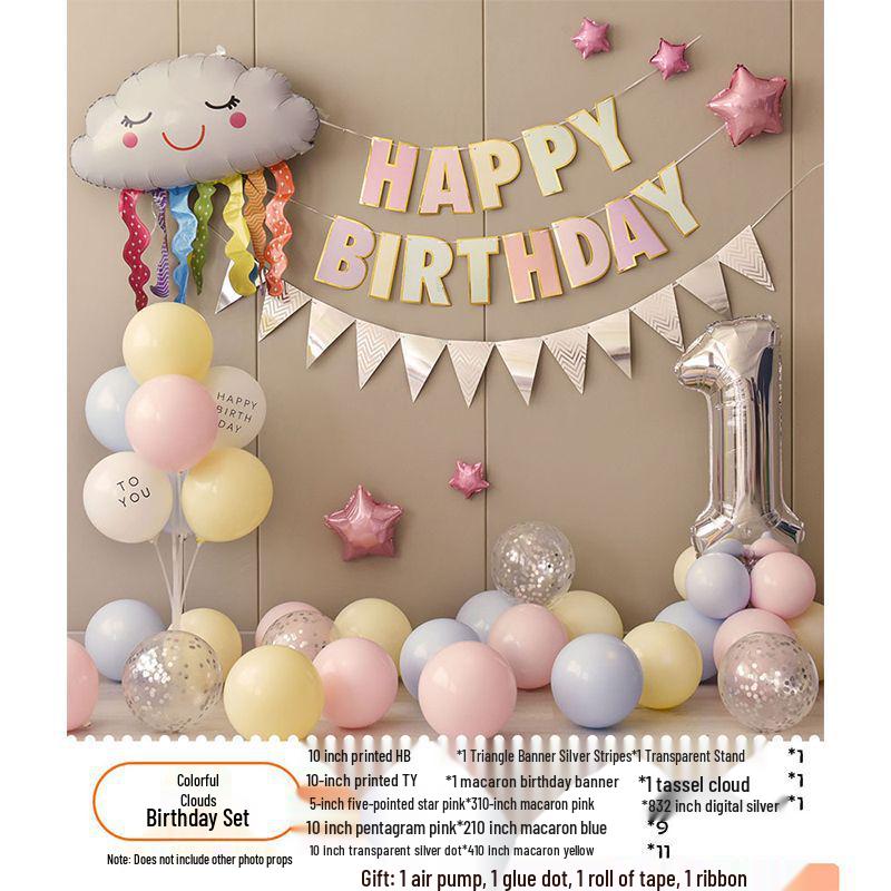 

Набор воздушных шаров на первый день рождения малыша: Украшение фона для церемонии ползания для мальчиков и девочек Numbers can be freely noted (default number 1)