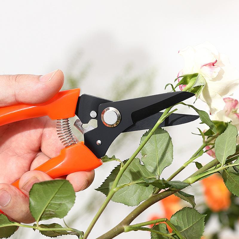 Stainless Steel Black Oxide Pruning Shears Heavy-Duty Ergonomic & Effort-Saving Tree Branch Trimmers for Garden & Landscape