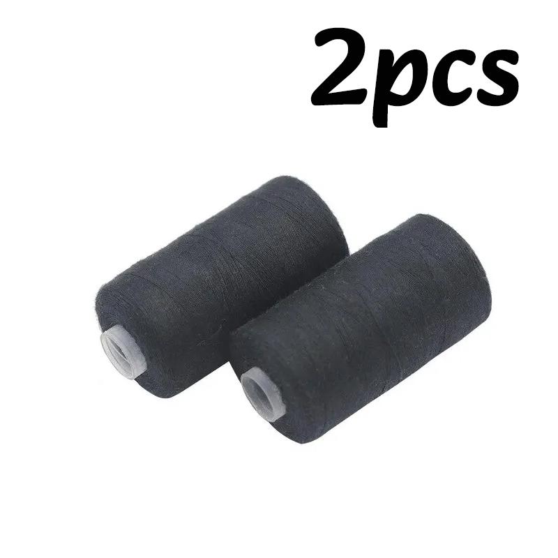 

2PC/Set 500M Sewing Thread Black White Sewing Threads For Hand Machines DIY Sewing Spools Strong Durable Polyester Thread Set