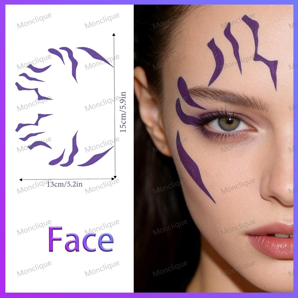 6/1PCS New KPOP Demon Hunters Temporary Tattoos - Rumi & Jinu Set for Cosplay & Christmas | HUNTR/X & Saja Girl Boys Designs