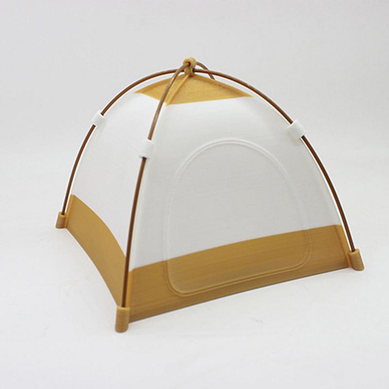 Dollhouse Miniature Simulation Mini Camping Small Tent Model Decoration Doll Accessories Toys Home Scene Furniture Decoration