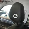 Car Seat Headrest Adjust Switch Button Cover Trim For Volkswage VW Teramont Atlas 2017- Carbon Fiber Interior Accessories