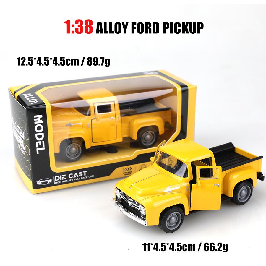 Norson 1:38 Classic Retro Vintage Pickup Truck Alloy Toy Car for Children