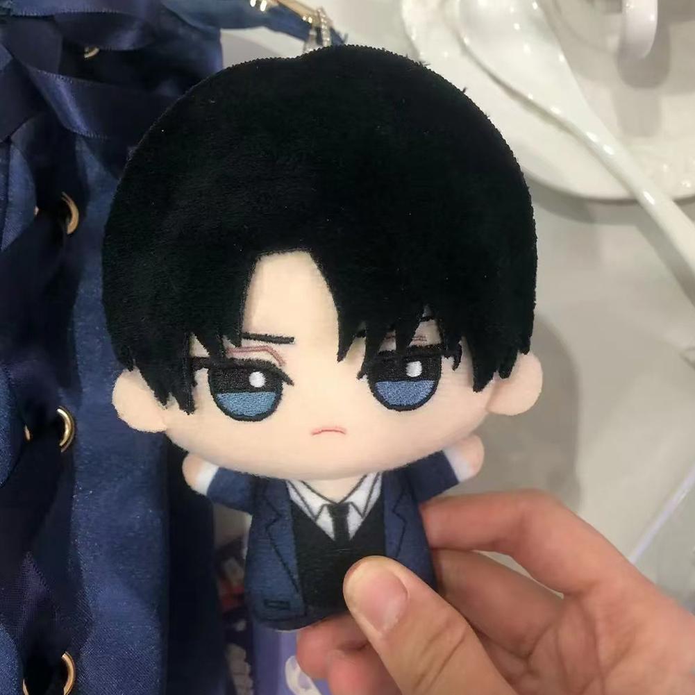 Titan Anime Plüschtier Riesiger Eren Jäger Plüschtier Stoffseestern Körper Plüschpuppe Levi Figur Sammeltasche Anhänger Schlüsselanhänger Geschenke