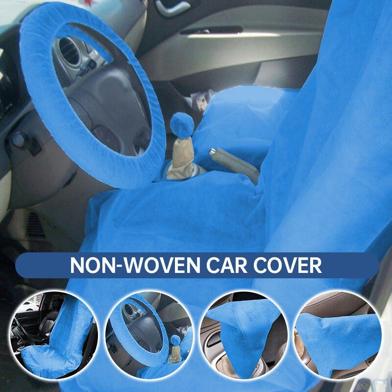 Universal Car Seat Cover Disposable Non-Woven Fabric Maintenance Cleaning Beauty Repair Anti Fouling Car Interior Protect Cover