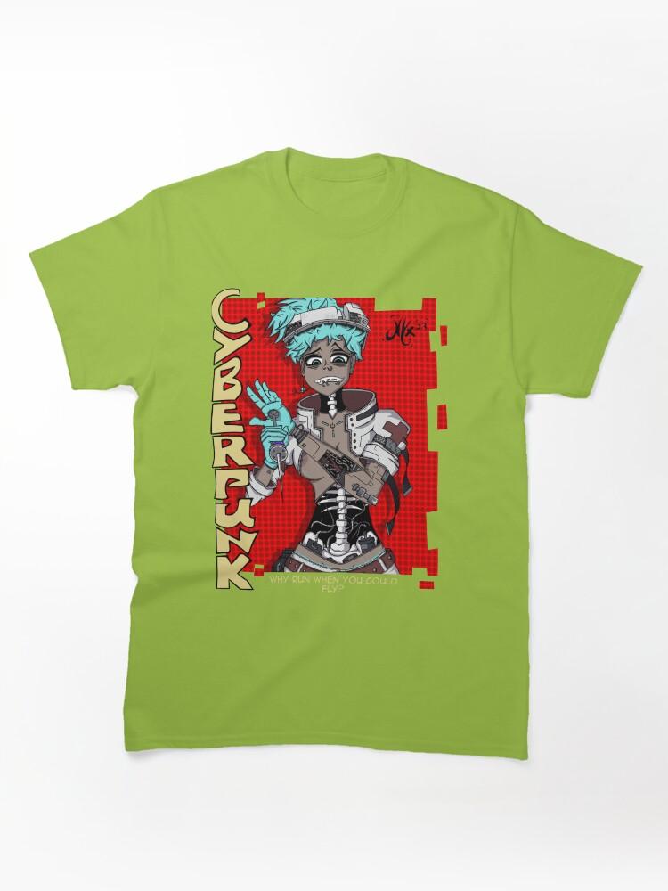 Cyberpunk Edgerunners 2 Crazy Cyberpunk girl Classic Unisex T-Shirt