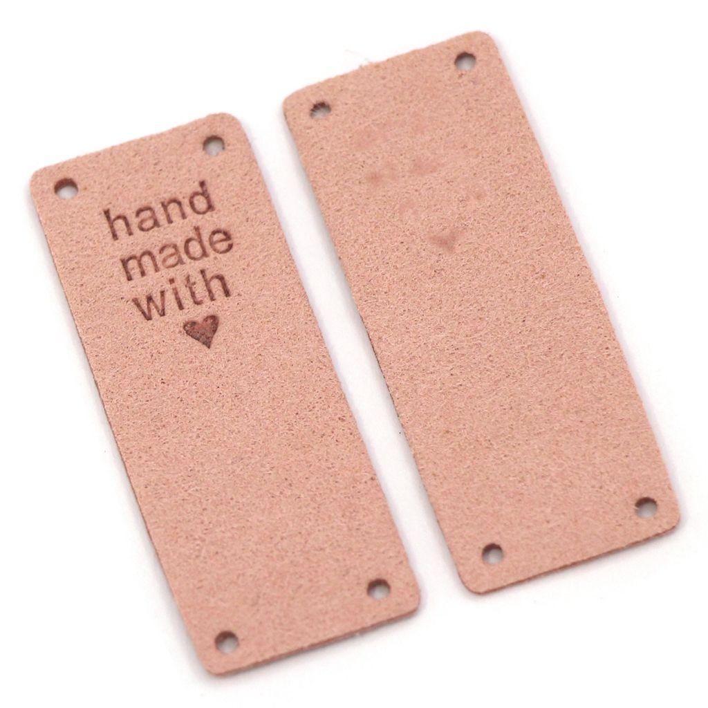 Knitting Leather Super Fiber Clothes Tags Handmade Labels Sewing Accessories Garment Labels