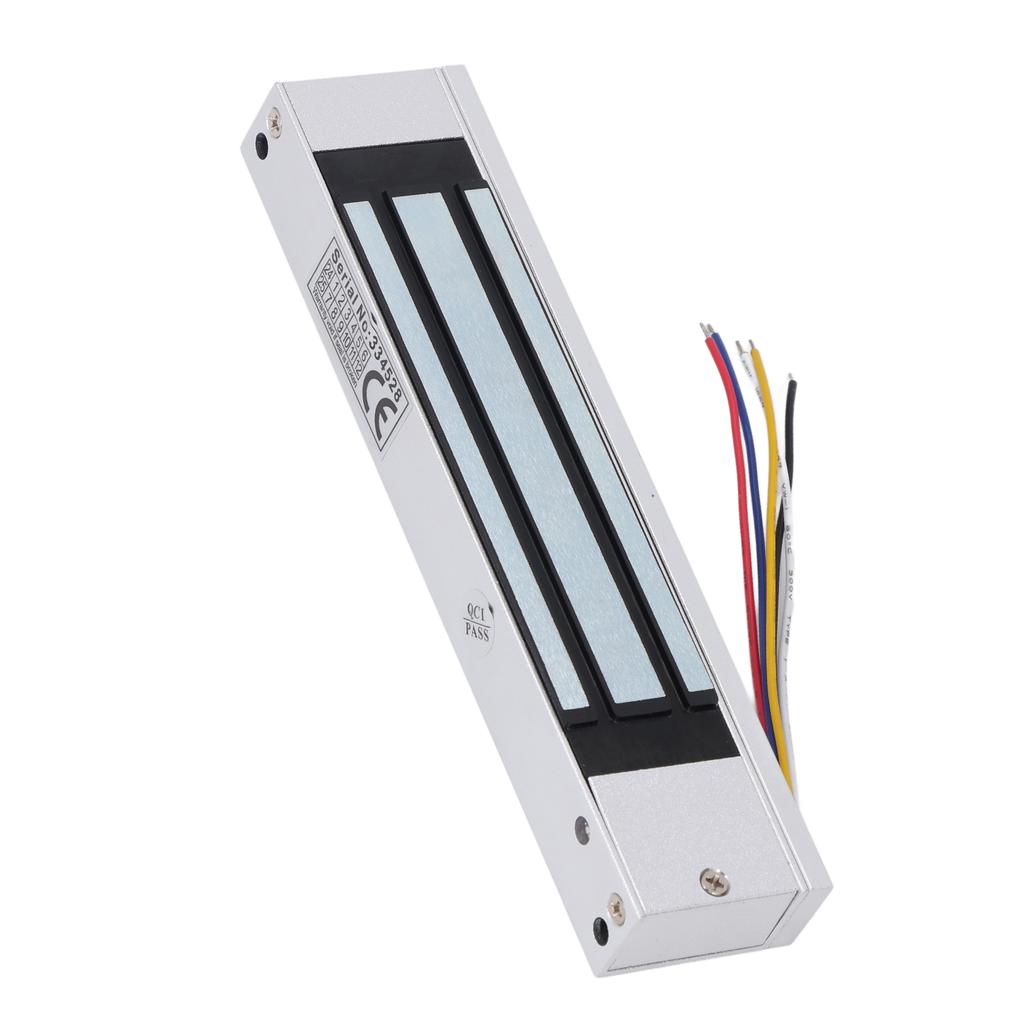 Electric Magnetic Lock 180KG 350lbs DC 12V NC Mode Five Wire Electromagnet Lock for Single Door Access Control System