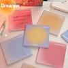 2 Pack Gradient Color Sticky Note Pads Self-adhesive Smooth Writing Scrapbooking DIY Notepad Stationery School Supplies