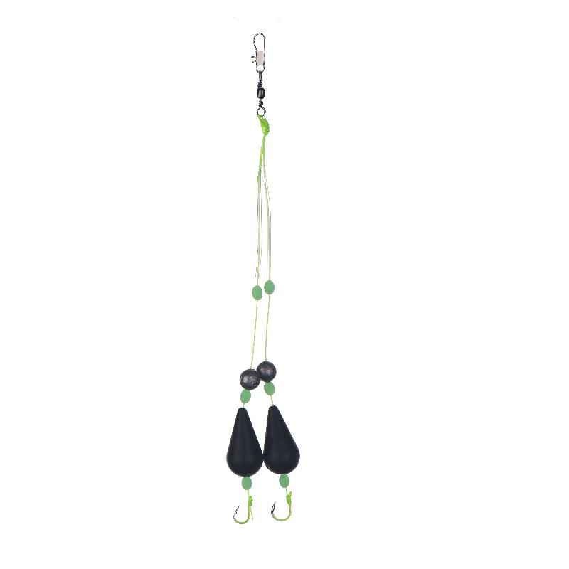 1Pcs High Sensitivity Inverted Bottom Double Hook Fishing Float Kit Suitable For Sea And Freshwater Fishing