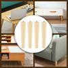 4 Set  Height Wood Furniture Legs 8/15/20cm Straight Angle Furniture Feet Home Office Sofa Table Chair Legs