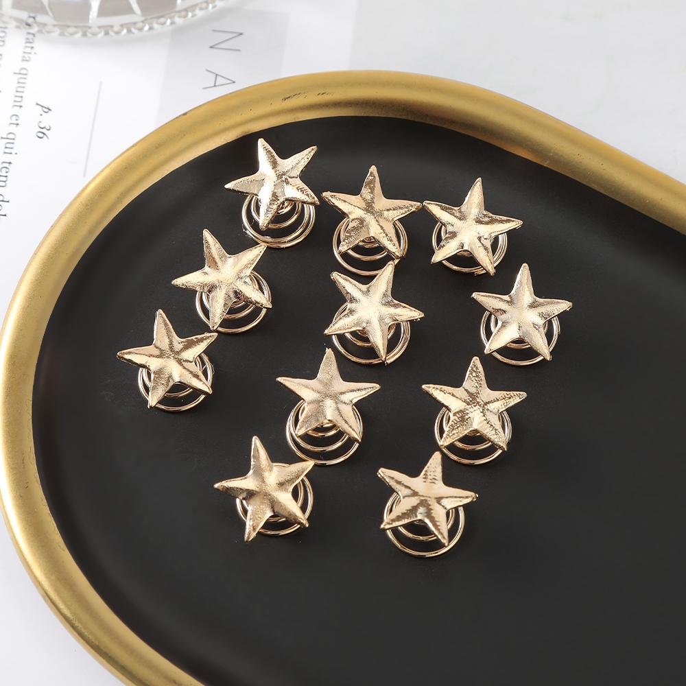 

Заколка для волос Девочка Высокий хвост Пятиконечная звезда Заколка Спиральная заколка Декорированная Мини Маленький размер Заколка для волос Аксессуары для волос