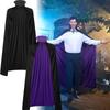 Halloween High Vampire Collar Cloak Cosplay Costume Witch Cos Party Perform