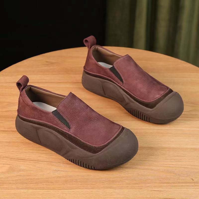 New Women Shoes Platform Flats Goth Boots Chelsea Motorcycle Winter Designer Ankle Fashion Boots Goth Walking Mujer Zapatos