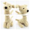 Rozkošné chlupaté vlasy Highland Yellow Terrier Plyšový plyšový měkký štěně Plyšová hračka Vycpaná realistická zvířátka Baby Appease Sleep Doll