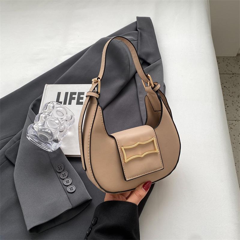 Bags Bag Women's New Trendy Fashion Retro Crescent Armpit Bag Niche Light Luxury Shoulder Messenger Small Bag