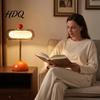 Dimmable Nightstand Light Retro Glass Mushroom Table Lamp USB Rechargeable Touch Control Bedside Modern Metal Desk Lamp 3 Colors Night for