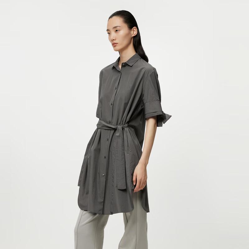 JNBY 2023 Summer Cotton A-line Midi Dress