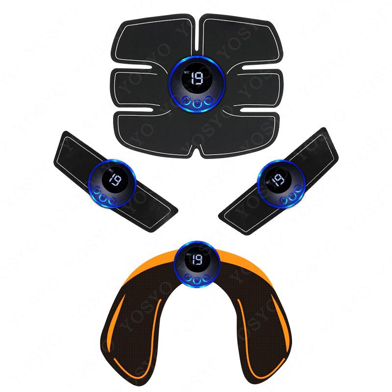 Unbound Muscle Massage Intelligent Fitness Usb Charge Abdominal Hip Joint Trainer Electric Patch Replace Gel