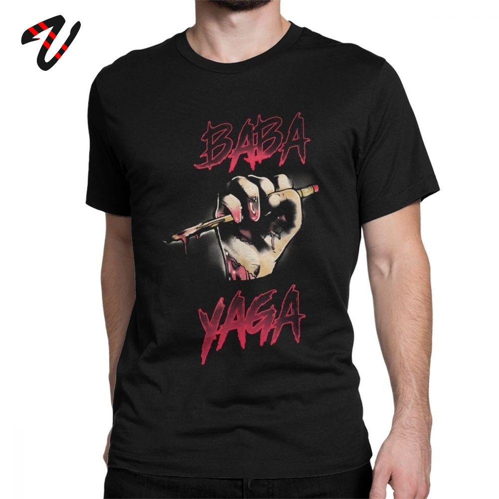 Baba Yaga Tshirt Men s T Shirts Newest John Wick Parabellum Keanu Reeves Movie Tee Shirt Funny T-Shirts Cotton Swag Tees Tops S