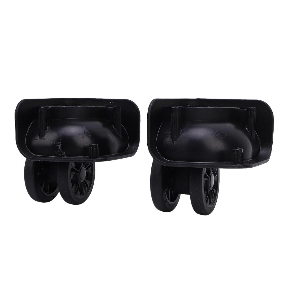 1 Pair Luggage Suitcase Wheels Trunk Luggage Wheels Spare Part Universal Casters Replacement Silent Double Row for