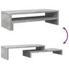 Monitor Stand Concrete Gray 54 x 22 x 15 cm Particleboard