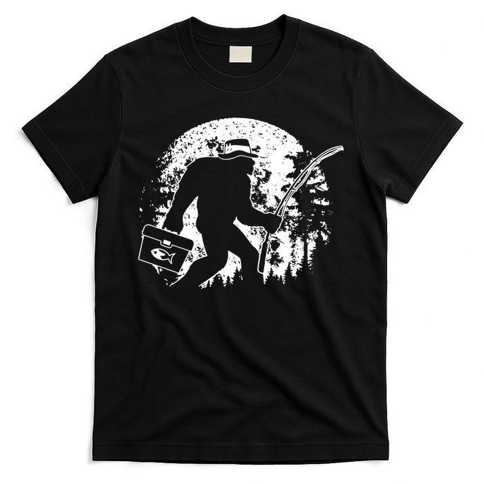 Vintage Big Foot Fishing T-Shirt Unisex