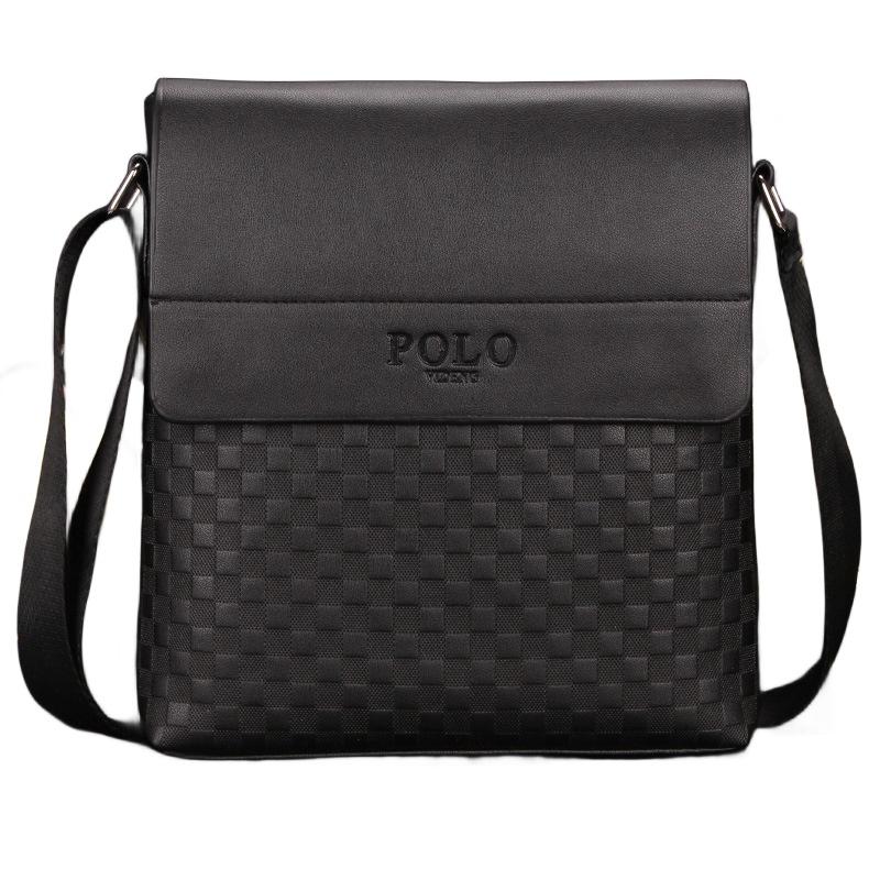 Stylish Paul Single Shoulder Bag For Men Pu Leather Crossbody Business Bag