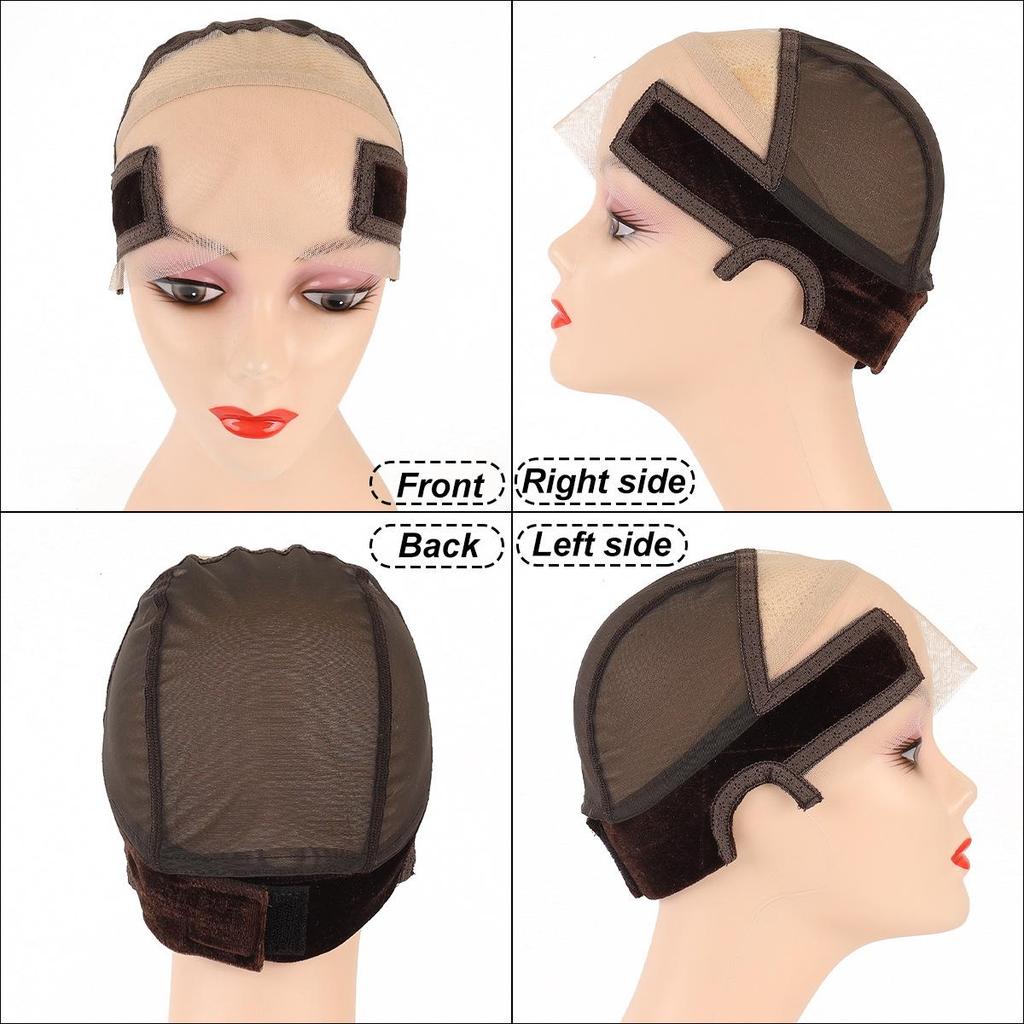 Enhanced Velvet Lace Stretch Wig Cap - Popular Large Size