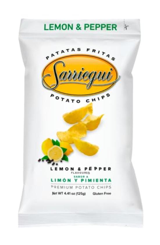 

Sarigi Premium Potato Chips Lemon Pepper 125g x 10 bags &