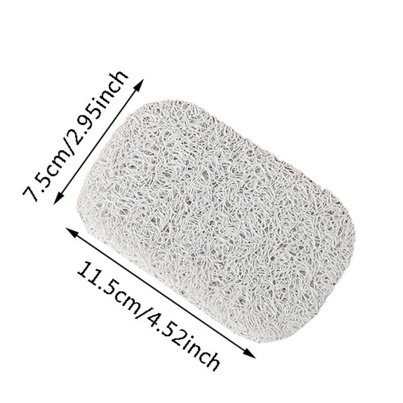 

4pcs Soap Saver Draining Lift Pad Self Draining Soap Bar Holder Nonslip Soap Dish Tray Shower And Bath Cleaning Sponge Holder