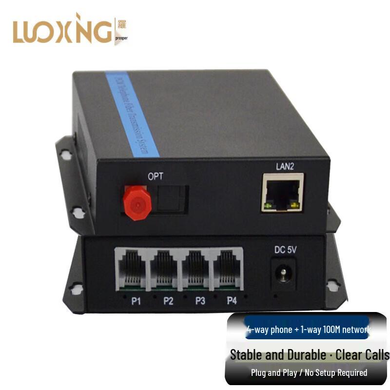 

Luoxing LX-4P1E Telephone Optical Transceiver