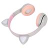 Cat Ear Bluetooth Headset Noise Cancelling Retractable Wireless Plug In Card LED Color Light Kids Headphones
