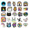 50 Creative Waterproof Stickers: Cool, Trendy Designs for Skateboards & Cars