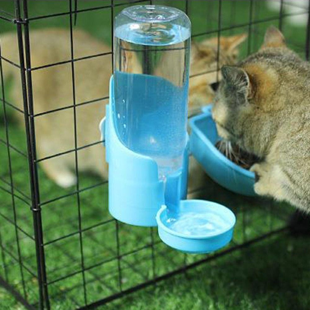 Plastic Small Pet Food Feeder Hanging Removable Pet Drinking Fountain Feeder Washable Large Capacity Pet Bowl for Cats Dogs