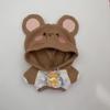 20CM Doll Clothes Gift Multicolor Dolls Accessories Animal Ear Sweather Playing House Photo Props Color Match Hoodies Toy